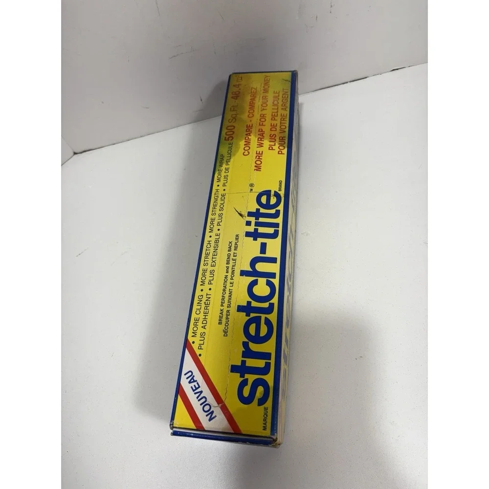 Stretch-tite Plastic Food‎ Wrap 26237 500 Sq Ft . 12 in. x 500 sq. ft New